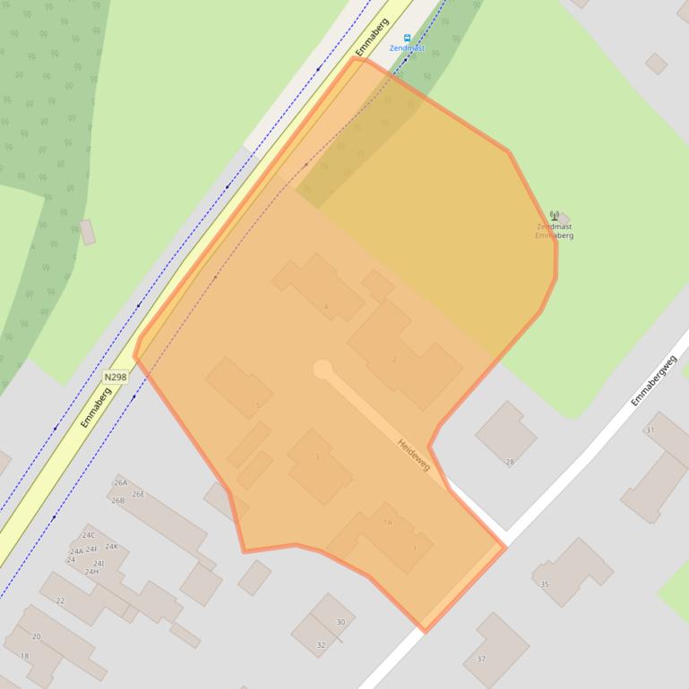 Kaart van postcodegebied 6301RE.