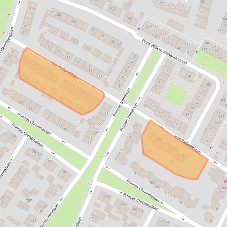 Kaart van postcodegebied 6301TP.