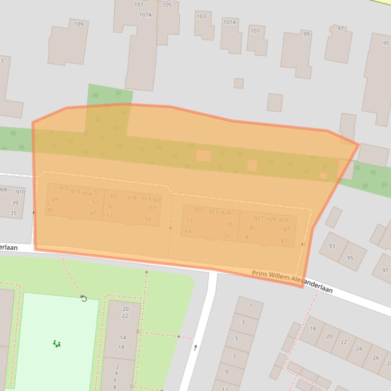Kaart van postcodegebied 6301TS.