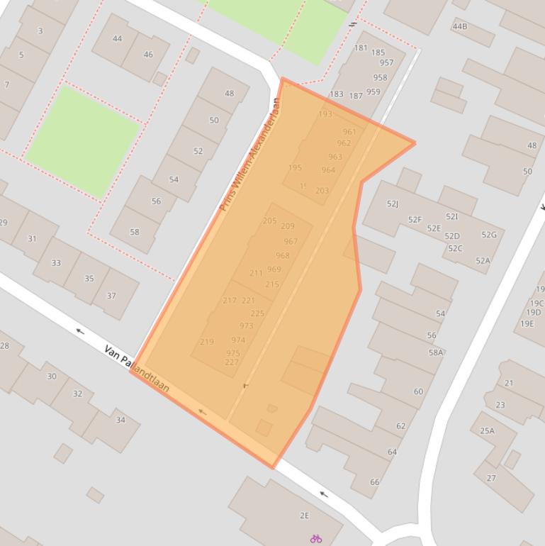 Kaart van postcodegebied 6301TW.