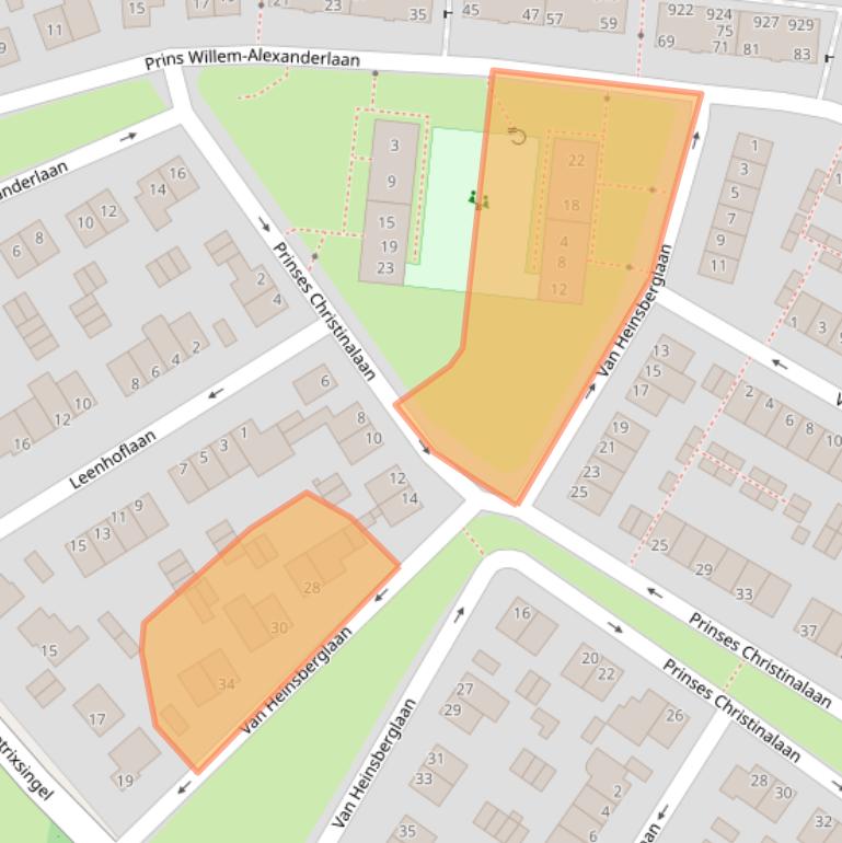 Kaart van postcodegebied 6301VJ.