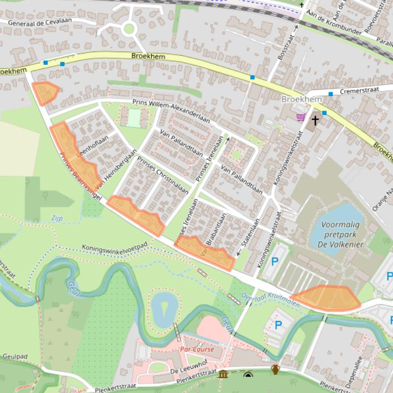 Kaart van postcodegebied 6301VK.