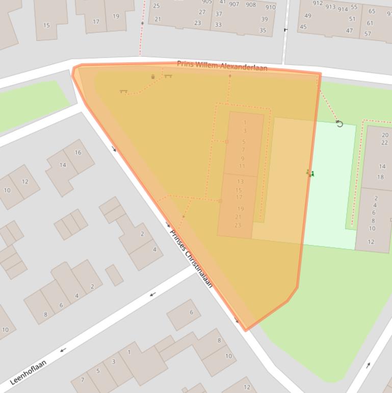 Kaart van postcodegebied 6301VV.