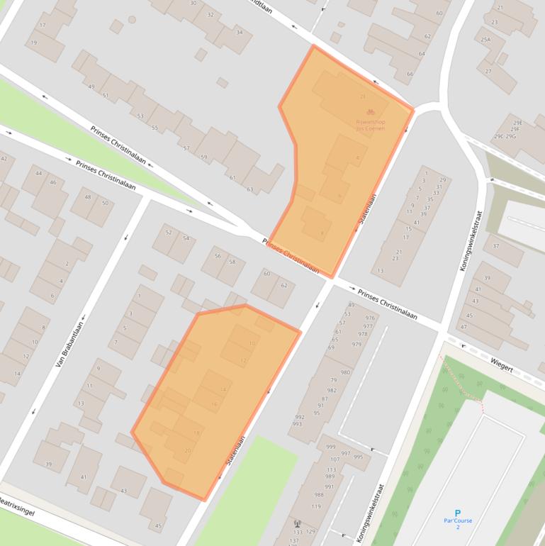 Kaart van postcodegebied 6301WE.