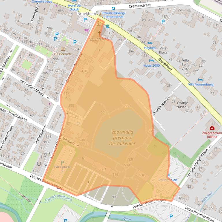 Kaart van postcodegebied 6301WH.