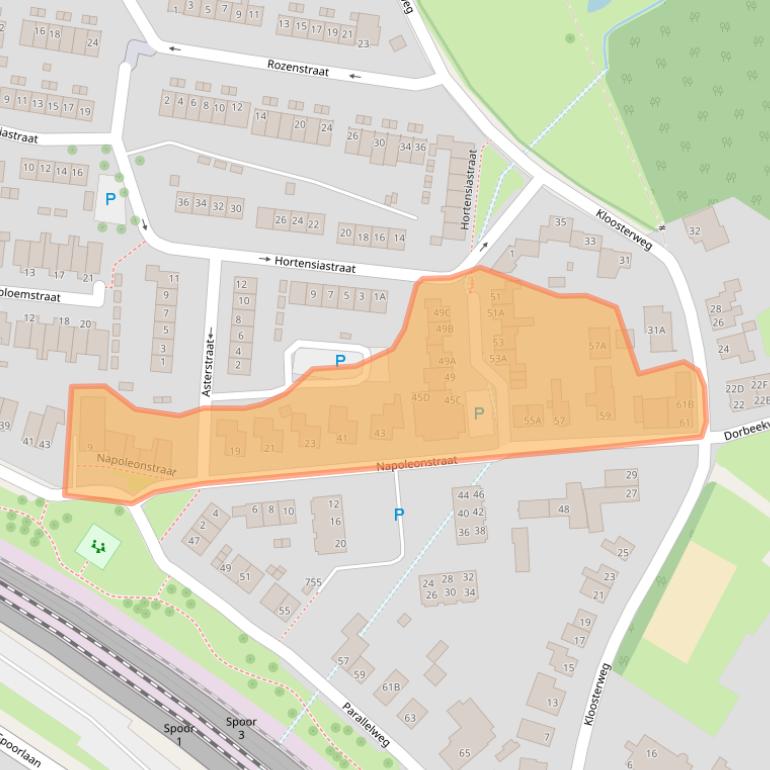 Kaart van postcodegebied 6301WL.