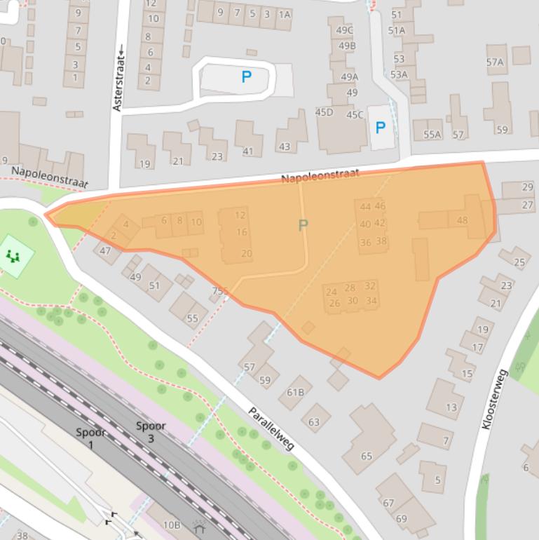 Kaart van postcodegebied 6301WN.