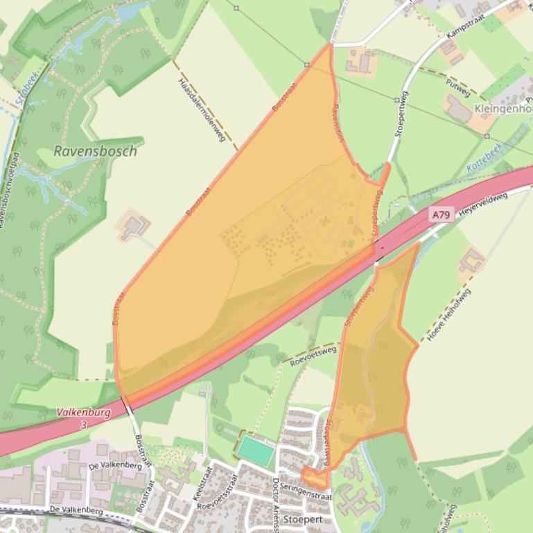 Kaart van postcodegebied 6301WP.