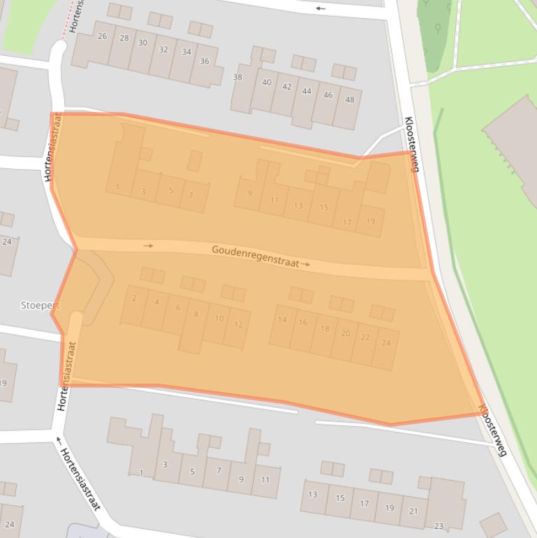 Kaart van postcodegebied 6301WS.