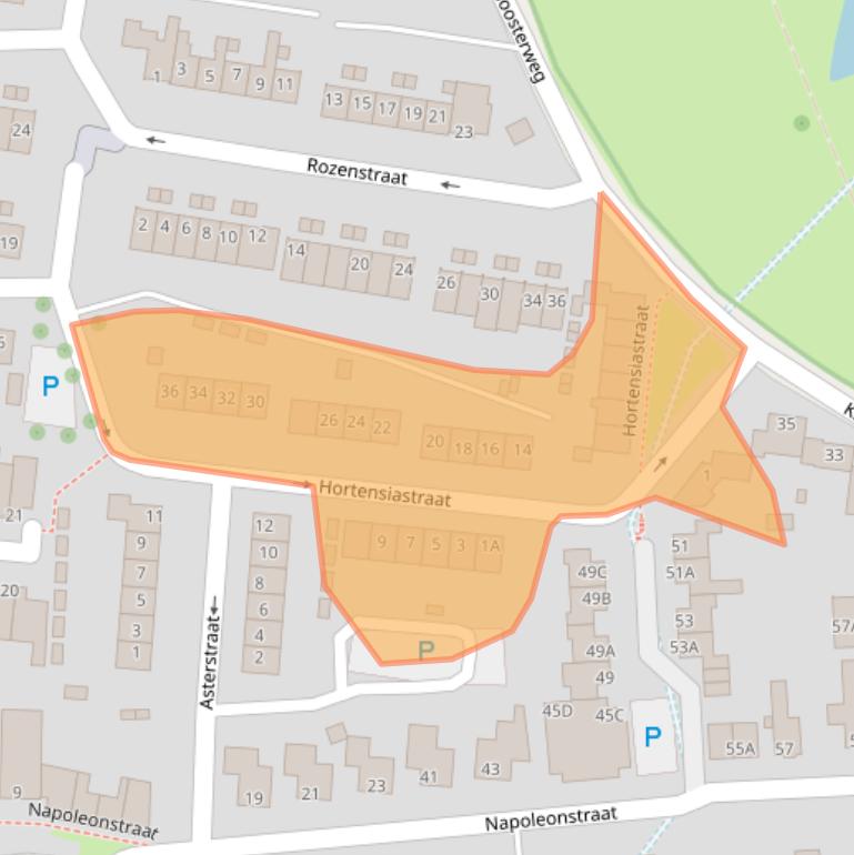 Kaart van postcodegebied 6301WX.