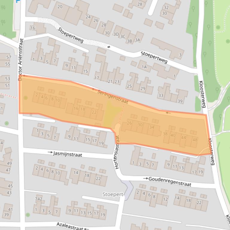 Kaart van postcodegebied 6301XE.