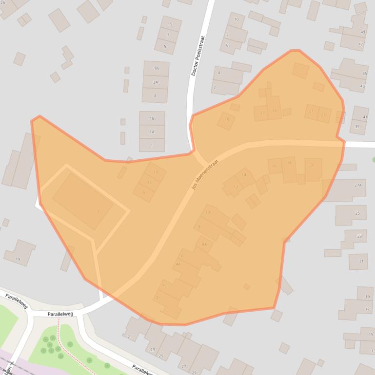 Kaart van postcodegebied 6301XK.