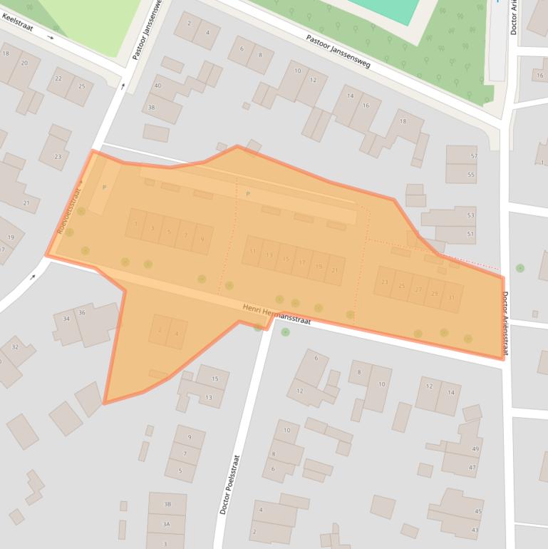 Kaart van postcodegebied 6301XM.