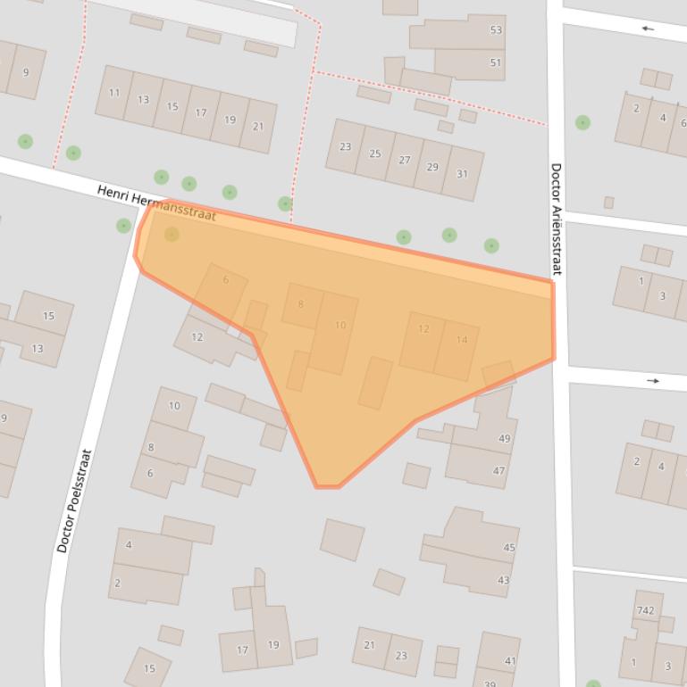 Kaart van postcodegebied 6301XN.