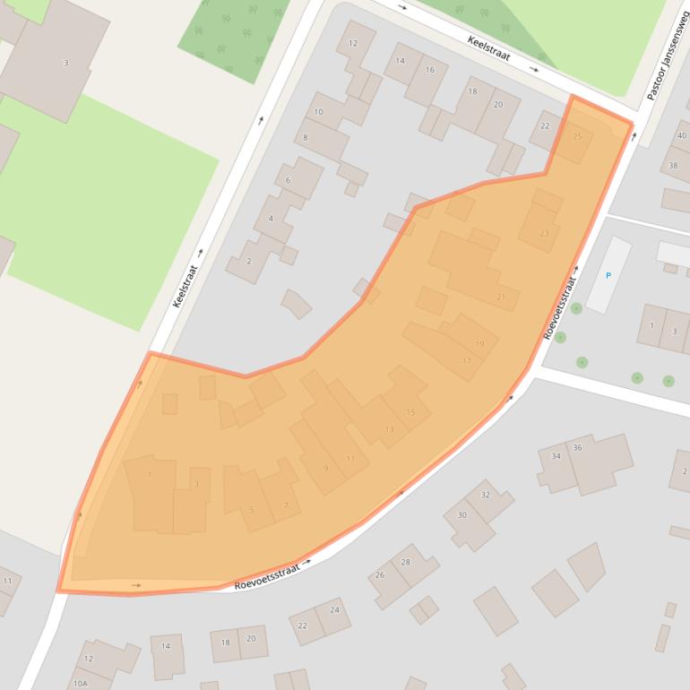 Kaart van postcodegebied 6301XV.