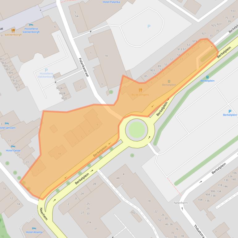 Kaart van postcodegebied 6301ZA.