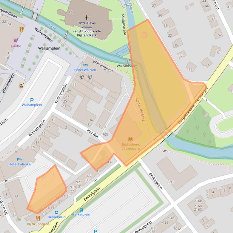 Kaart van postcodegebied 6301ZC.