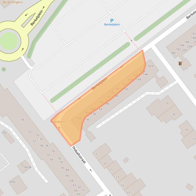 Kaart van postcodegebied 6301ZH.