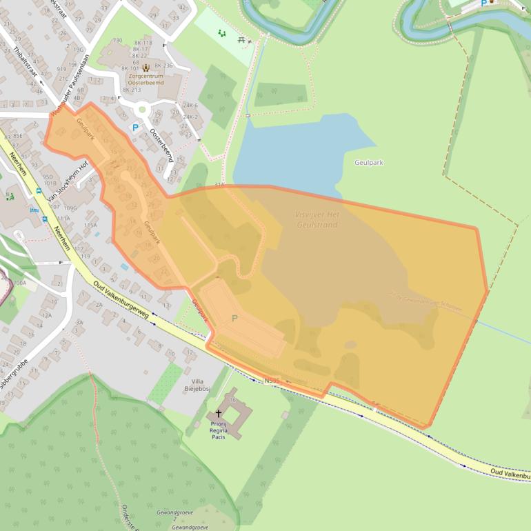 Kaart van postcodegebied 6301ZN.