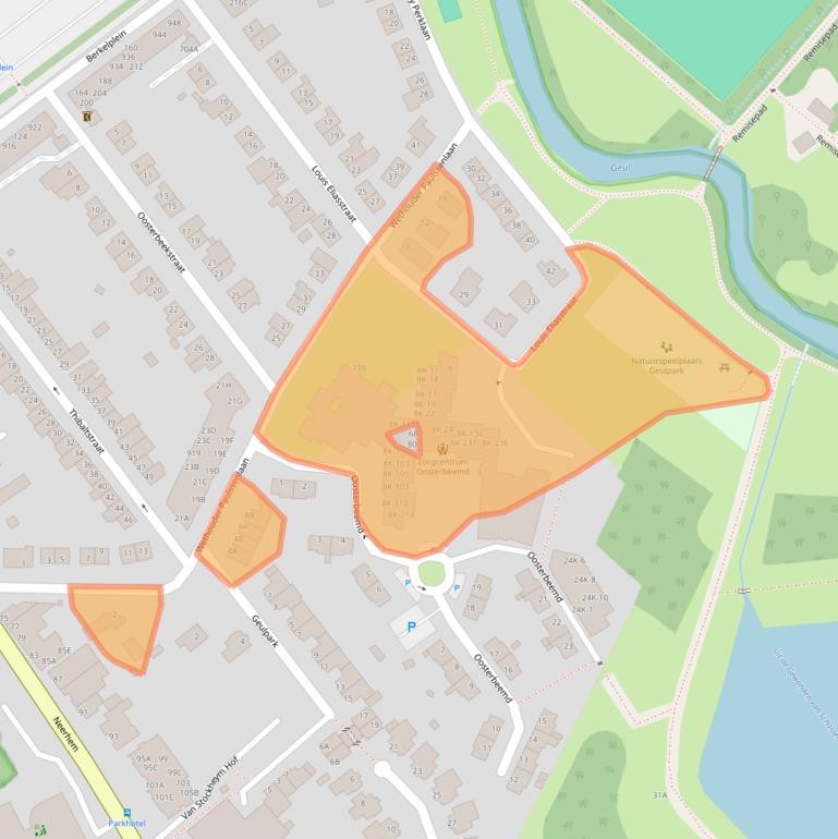 Kaart van postcodegebied 6301ZZ.