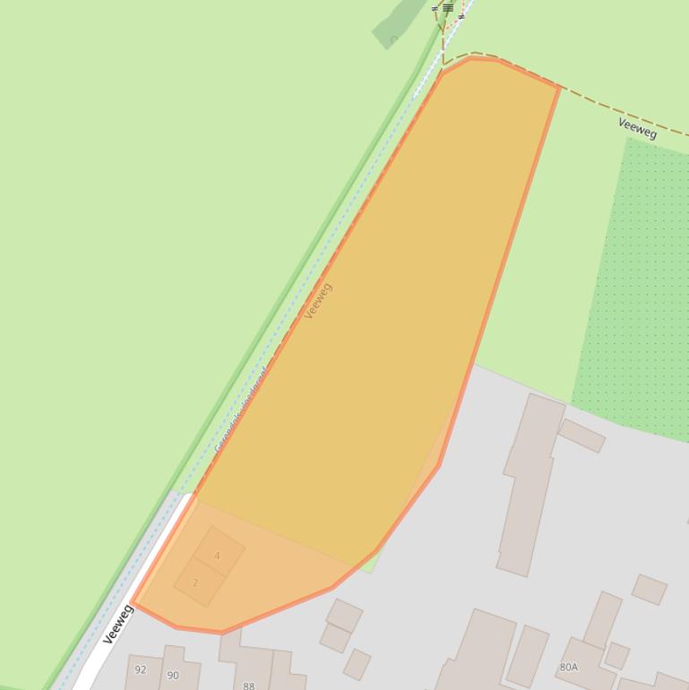 Kaart van postcodegebied 6305AD.