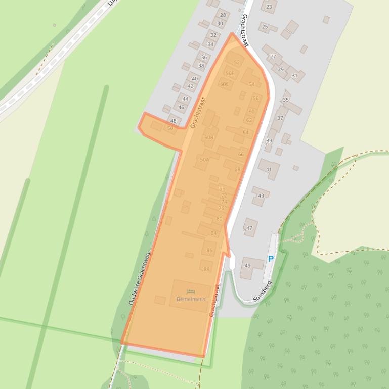 Kaart van postcodegebied 6305AP.