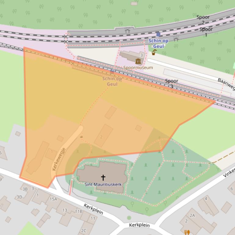 Kaart van postcodegebied 6305BC.