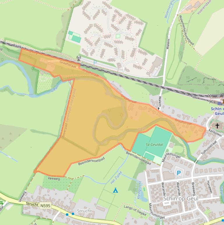 Kaart van postcodegebied 6305BD.