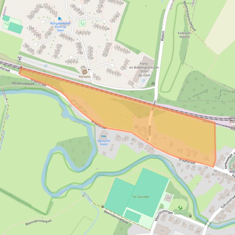 Kaart van postcodegebied 6305BE.