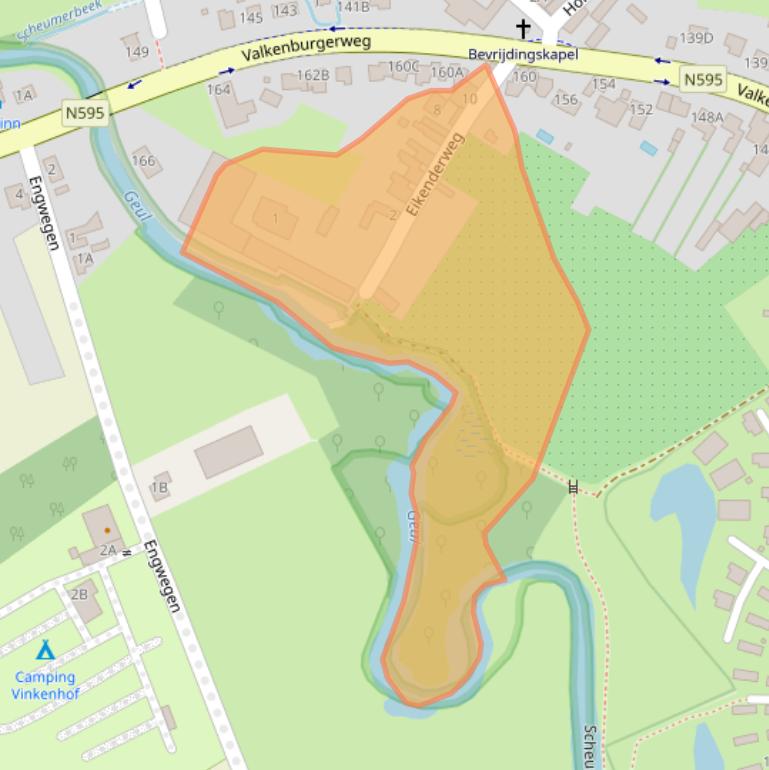 Kaart van postcodegebied 6305BL.