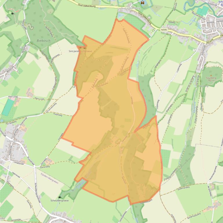 Kaart van postcodegebied 6305PA.