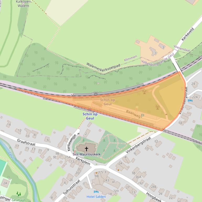 Kaart van postcodegebied 6305PH.