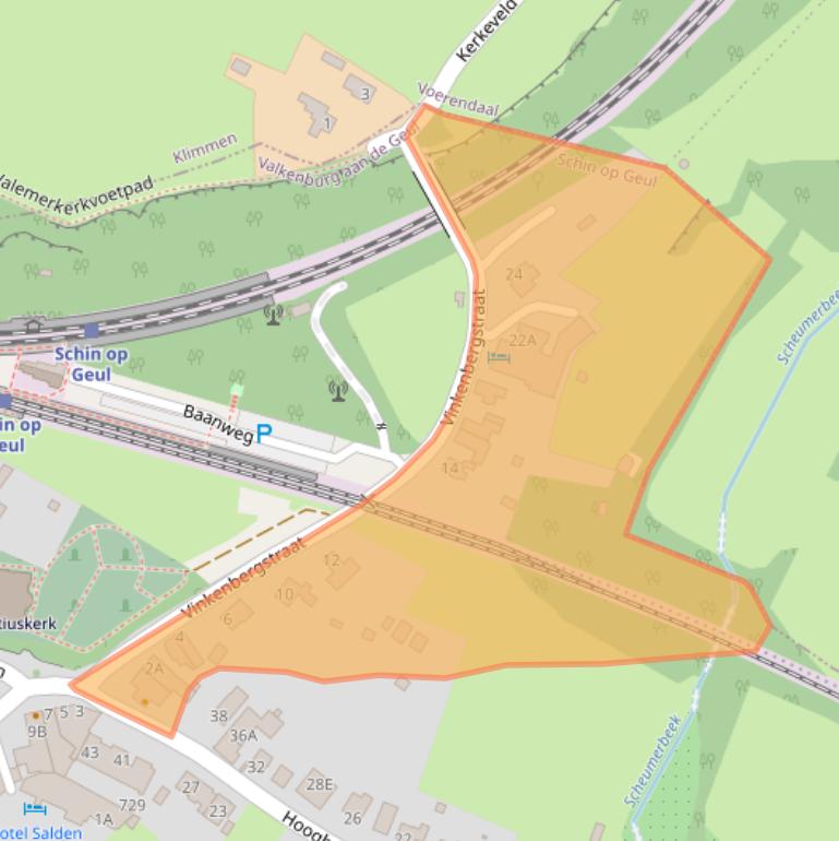 Kaart van postcodegebied 6305PJ.