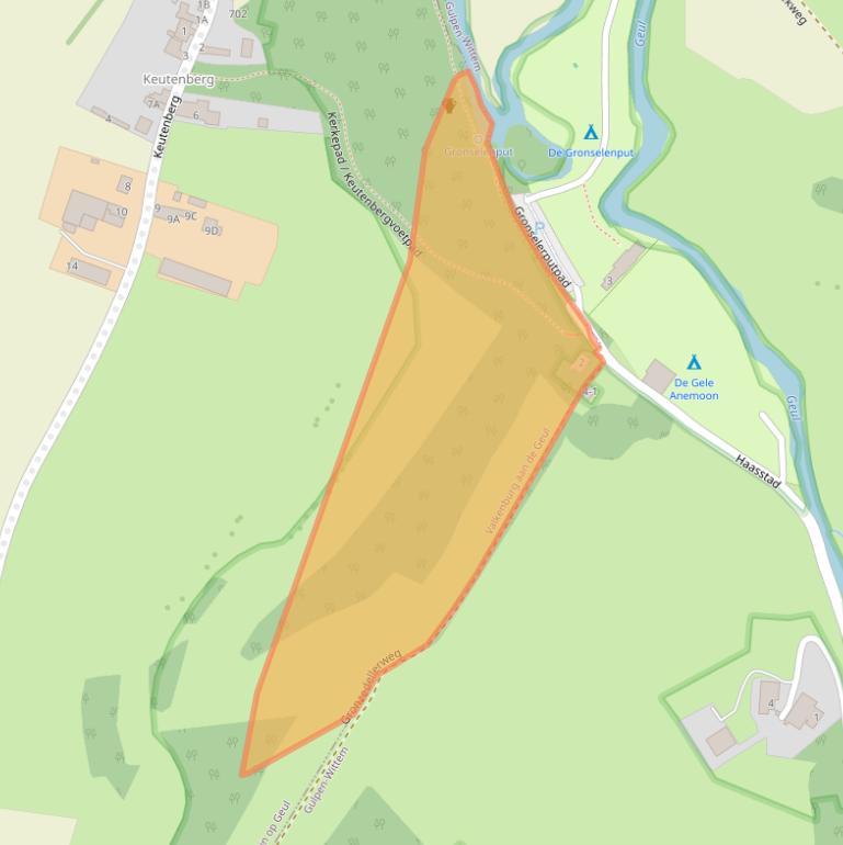 Kaart van postcodegebied 6305PN.