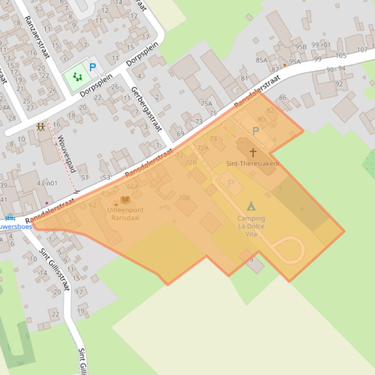 Kaart van postcodegebied 6312AJ.