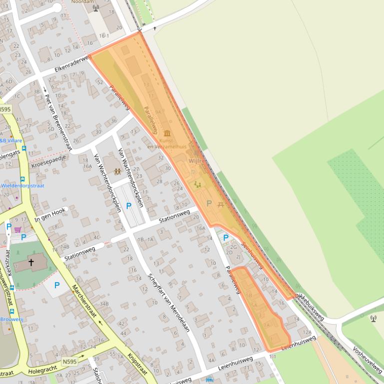 Kaart van postcodegebied 6321BA.