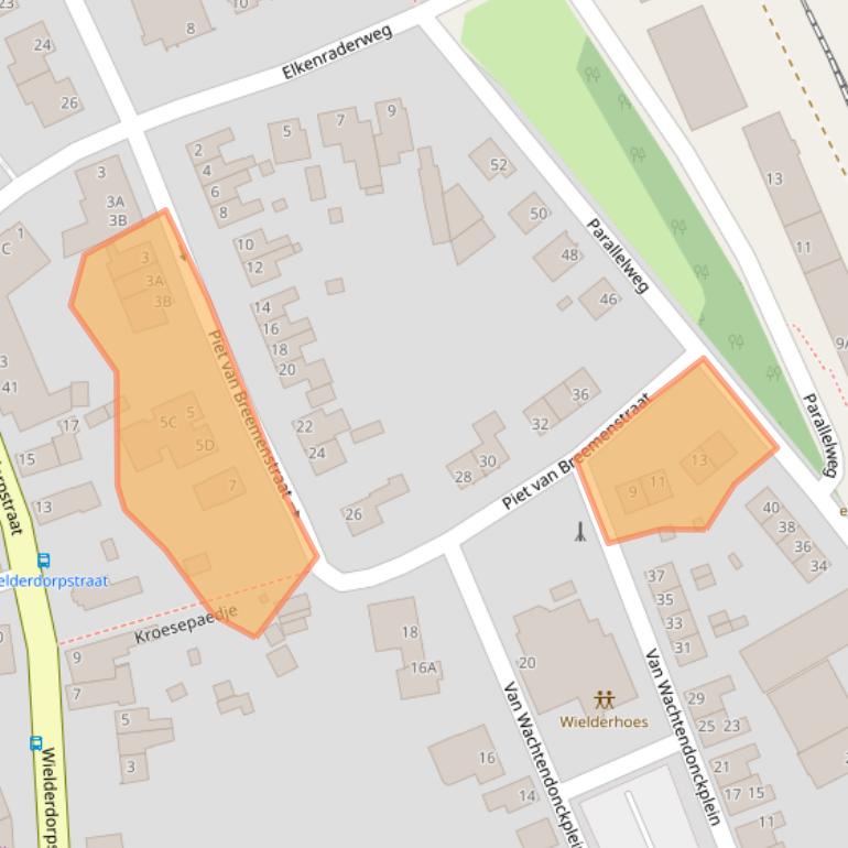 Kaart van postcodegebied 6321BH.