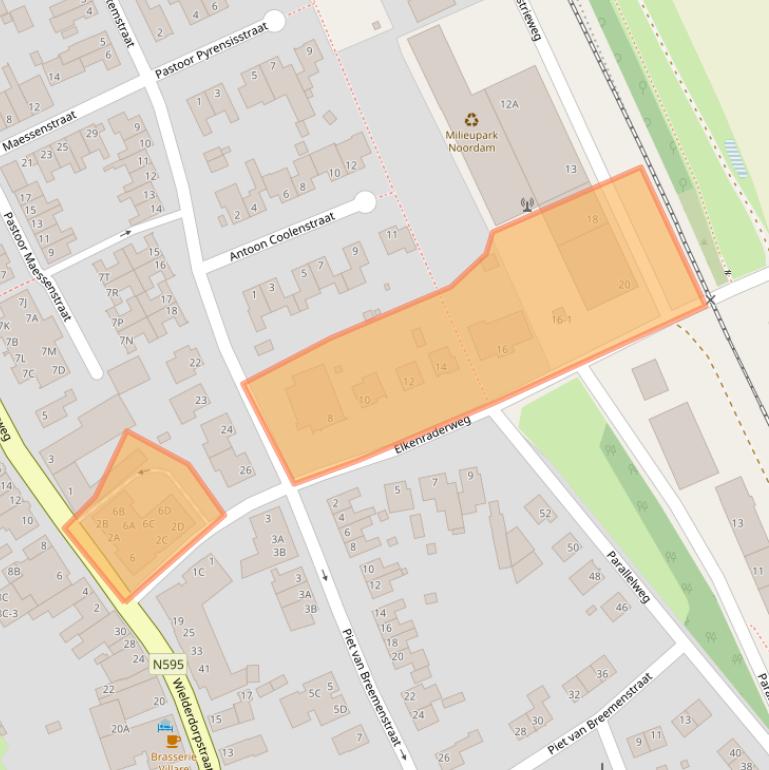 Kaart van postcodegebied 6321BL.