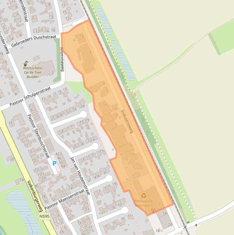 Kaart van postcodegebied 6321BP.
