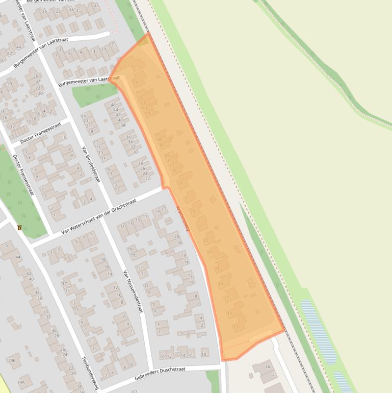 Kaart van postcodegebied 6321CG.