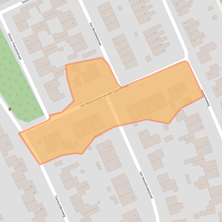 Kaart van postcodegebied 6321CL.