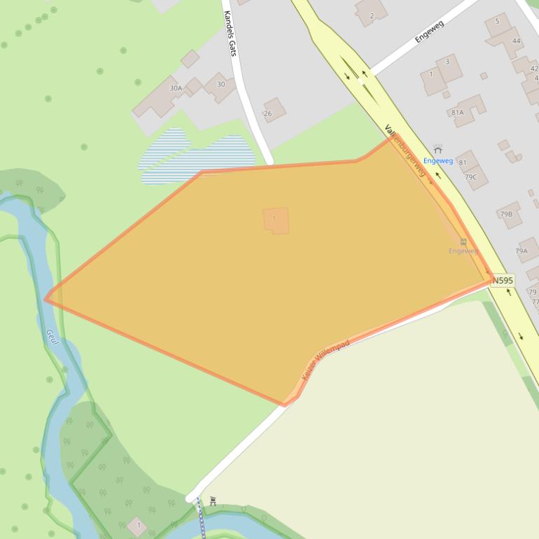 Kaart van postcodegebied 6321GD.