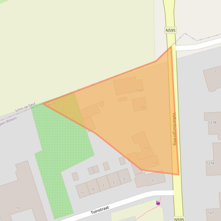 Kaart van postcodegebied 6321GJ.