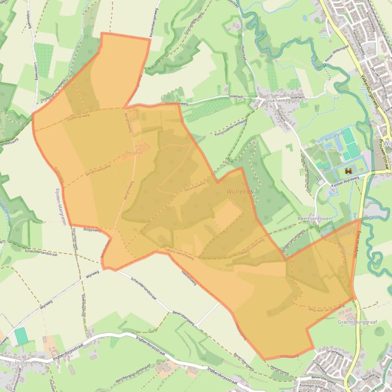 Kaart van postcodegebied 6321PC.
