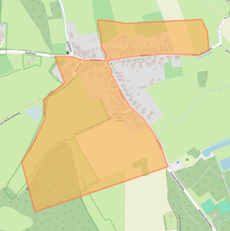 Kaart van postcodegebied 6321PG.