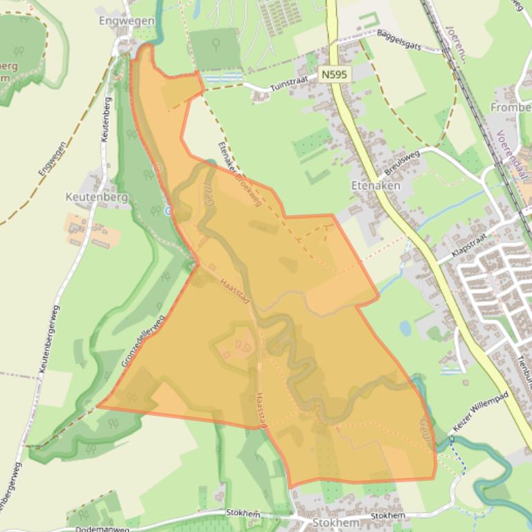 Kaart van postcodegebied 6321PK.