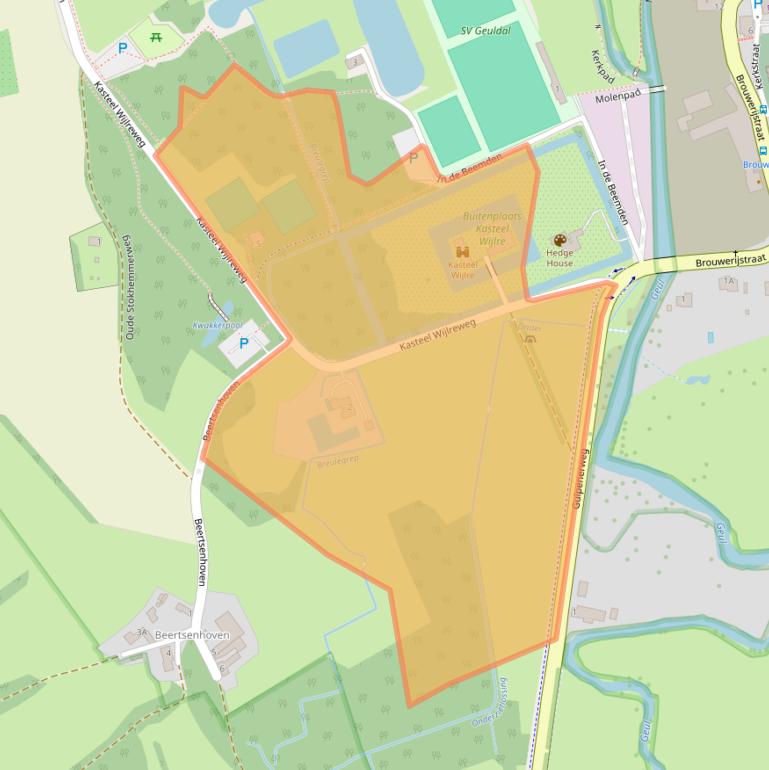 Kaart van postcodegebied 6321PP.