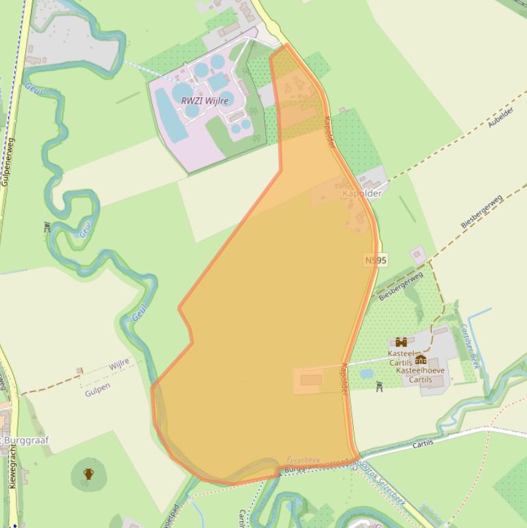 Kaart van postcodegebied 6321PT.