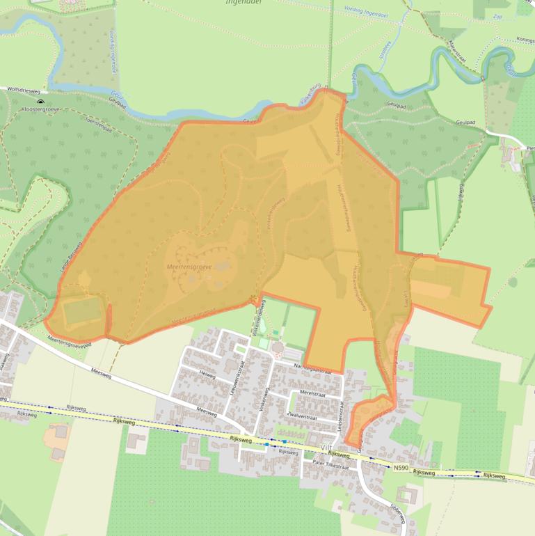 Kaart van postcodegebied 6325AM.
