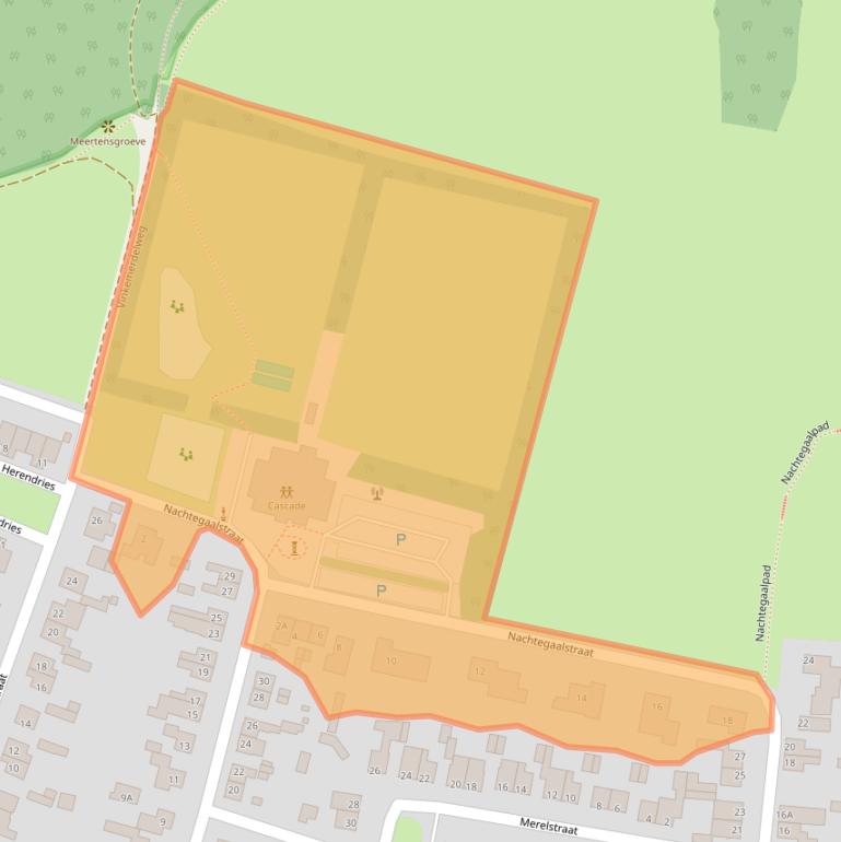 Kaart van postcodegebied 6325AX.